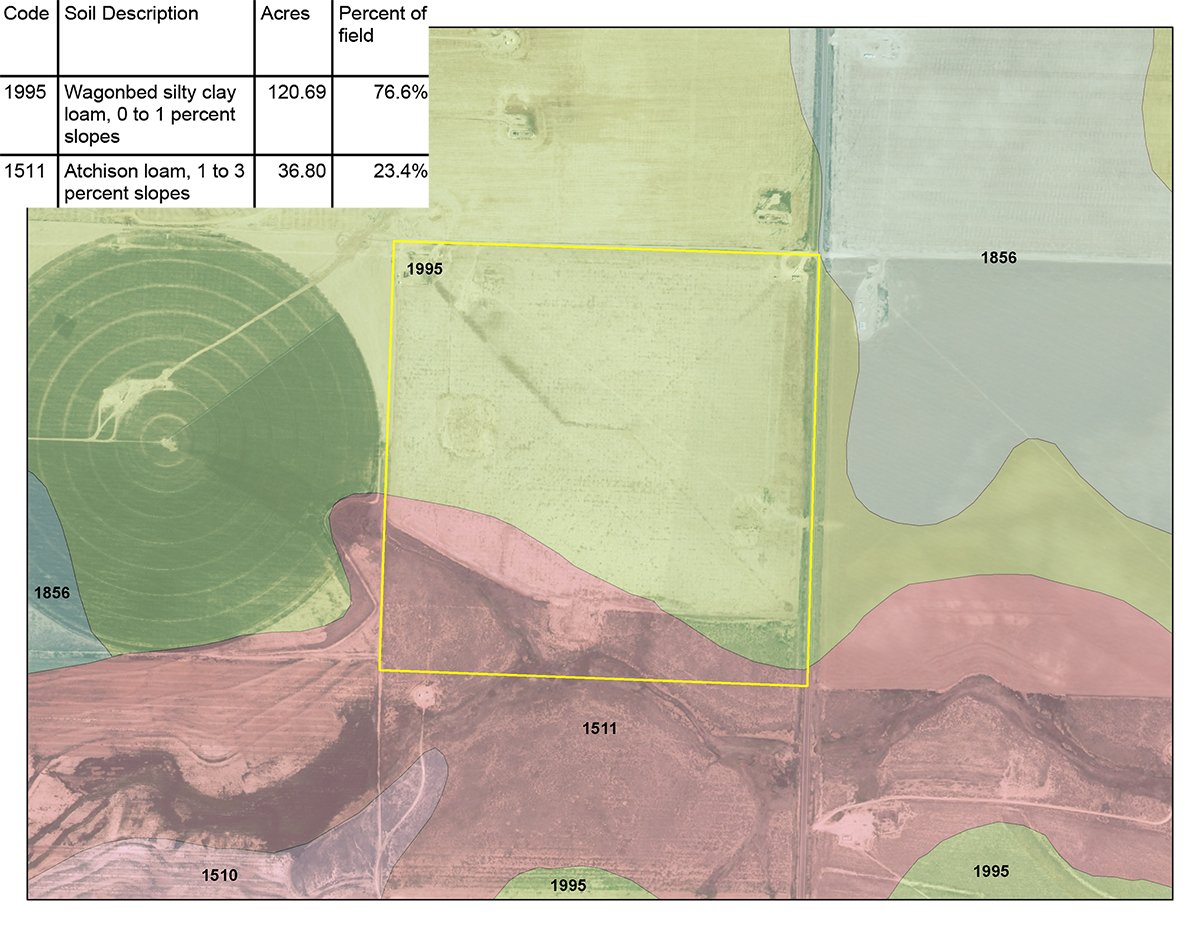 TRACT 1 - REAL ESTATE & MINERAL AUCTION - 640+/- ACRES & PRODUCING MINERALS OFFERED IN 8 TRACTS IN MORTON COUNTY, KANSAS